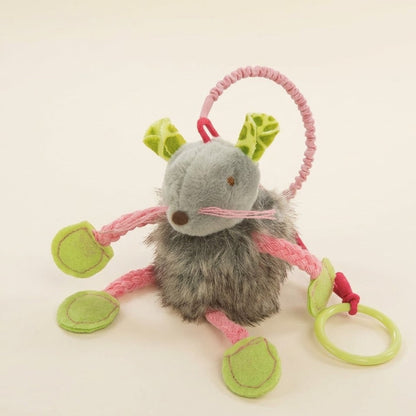 Junavex Interactive Bungee Mouse Plush Toy - Keeps Your Cat Active with Endless Bouncing, Pouncing, and Chasing Fun